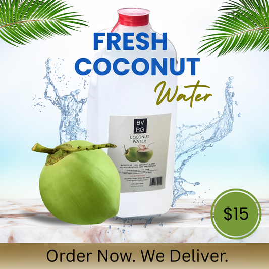 1/2 GALLON BOTTLE COCONUT WATER