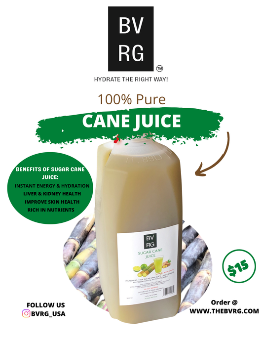 1/2 GALLON BOTTLE SUGAR CANE JUICE